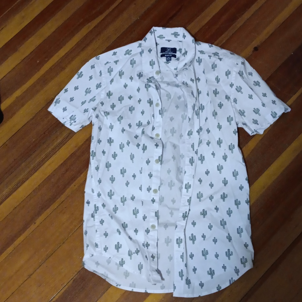 Cactus button up shirt